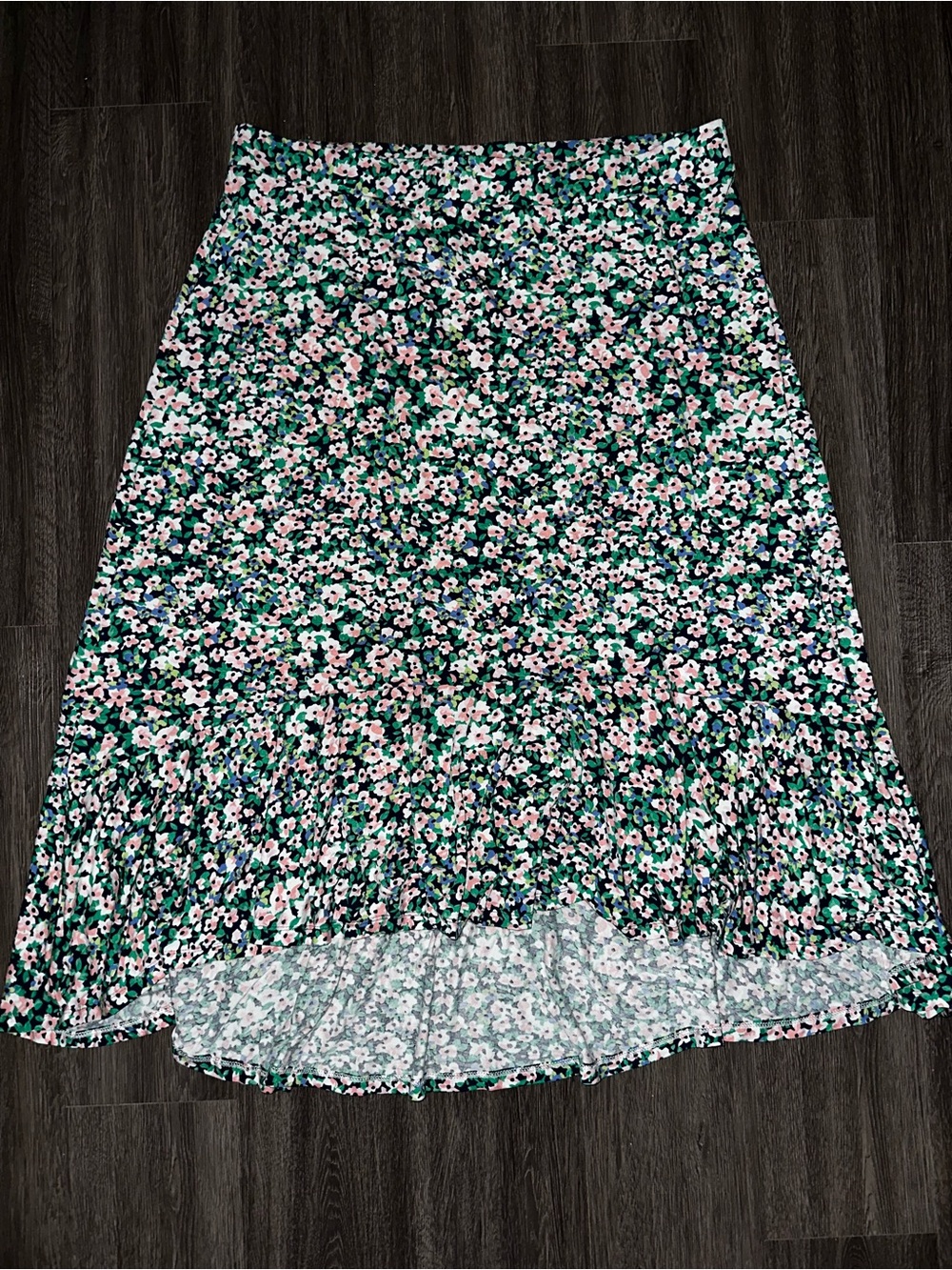 Talbots High-Low Flounce Skirt - Picture 2 of 11